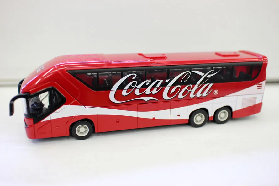 Подарочная игрушка модель автомобиля Cola реклама автобус модель автомобиля металлический автомобиль