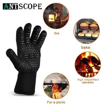 Antscope силиконовый рабочие Перчатки Нескользящая теплоизоляция Cut-устойчивые дышащие защитные рабочие х/б перчатки 30