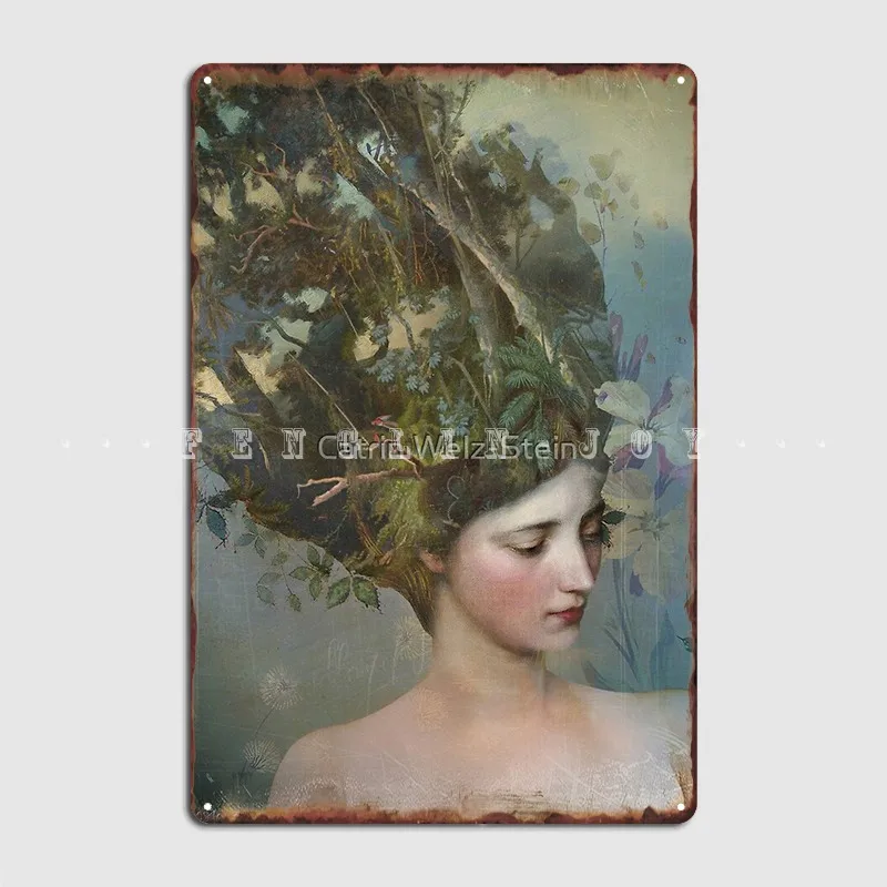 

Portrait 17 Metal Plaque Poster Wall Pub Pub Garage Custom Wall Plaque Tin Sign Poster