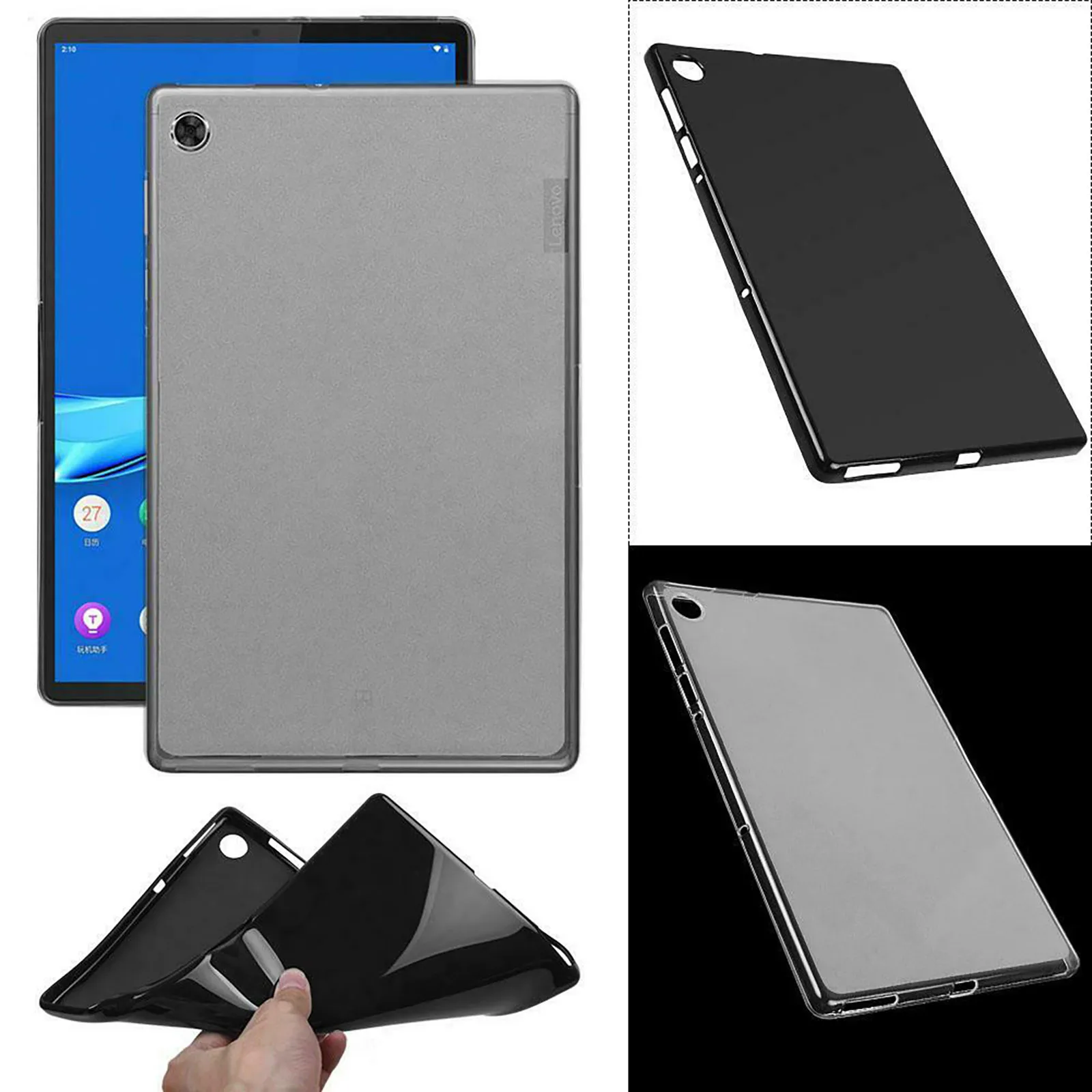 Мягкий силиконовый защитный чехол для Lenovo Tab M10 Plus TB-X606F/X Tablet TPU # p3 | Компьютеры и