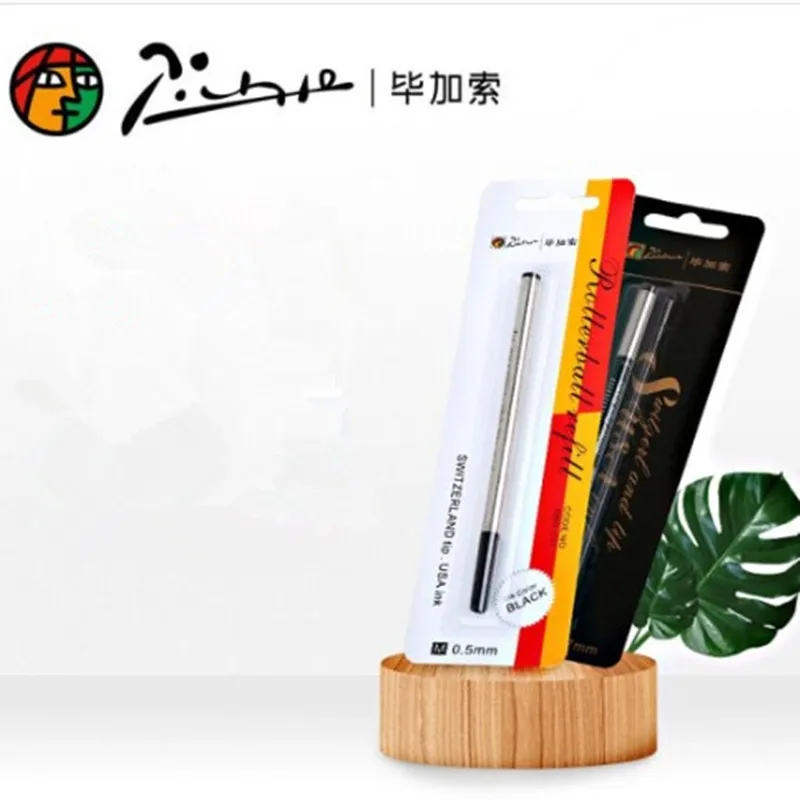 피미오 피카소 롤러볼 펜 잉크 리필, 나사 타입 0.7mm, 블랙 컬러, 모든 피카소 롤러볼 펜, 6 개