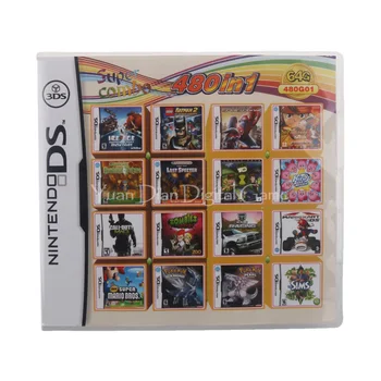 

480 In 1 Compilation Video Game Cartridge Card For Nintendo DS 3DS 2DS Super Combo Multi Cart
