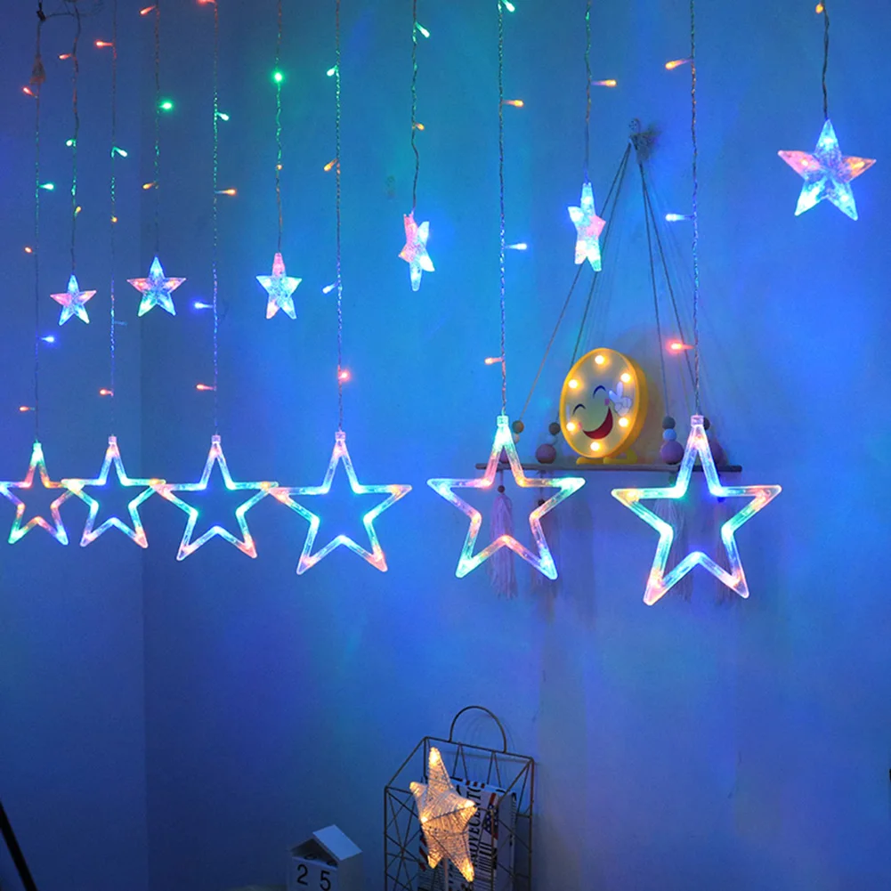 2 м Светодиодные сказочные огни гирлянда занавески светодиодные гирлянды