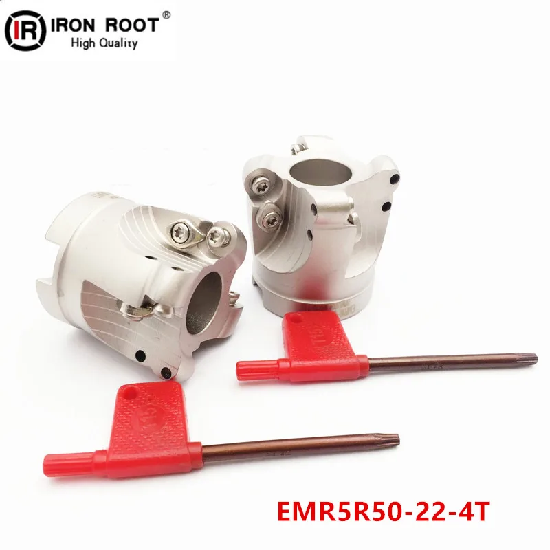 

1P CNC Milling Tools EMR5R / EMR6R50-22-4T/ EMR5R / EMR6R63-22-4T Face Milling Indexable Cutter