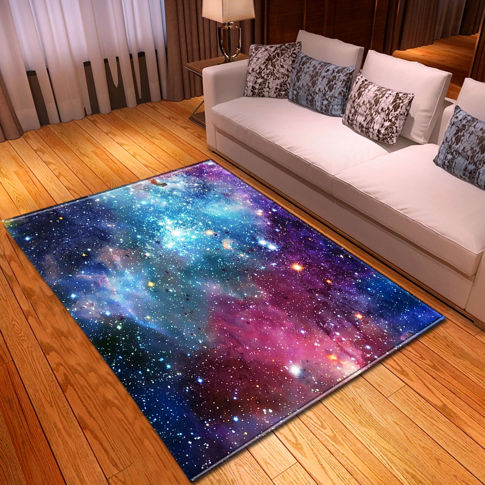 Скандинавский 3D космический ковер Galaxy гостиная дети игровой коврик домашний