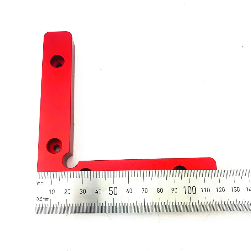 90 Degree Positioning Squares 4.7" x 4.7" Right Angle Clamps Woodworking Carpenter Tool 120x120mm L Block Square Aluminium Alloy