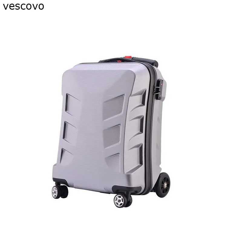 Vescovo 21 дюймов Трансформеры PC для мужчин Дорожный чемодан скутер высокого качества тележка для багажа на колесах сумка на колесах