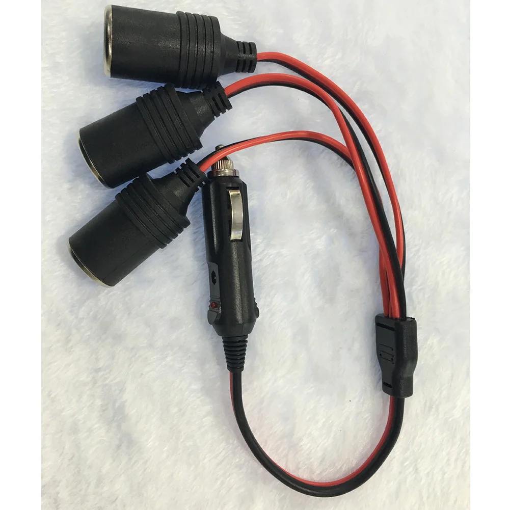 Гнездо для автомобильного прикуривателя разъем Запчасти 12V 24V Портативный разветвитель аксессуары муфтовый стыковочный переводник Мощность Зарядное устройство адаптер 1 до 3 Way