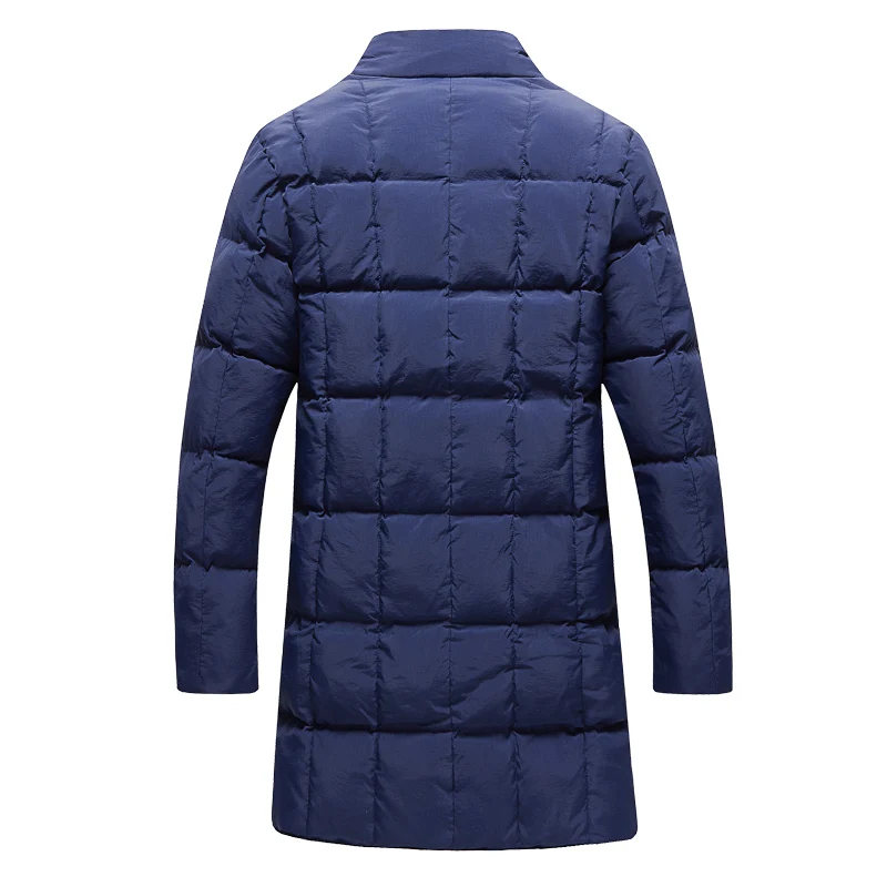  Cotton clothing thick long men's single-breasted collar collar large size album cotton men's fashio