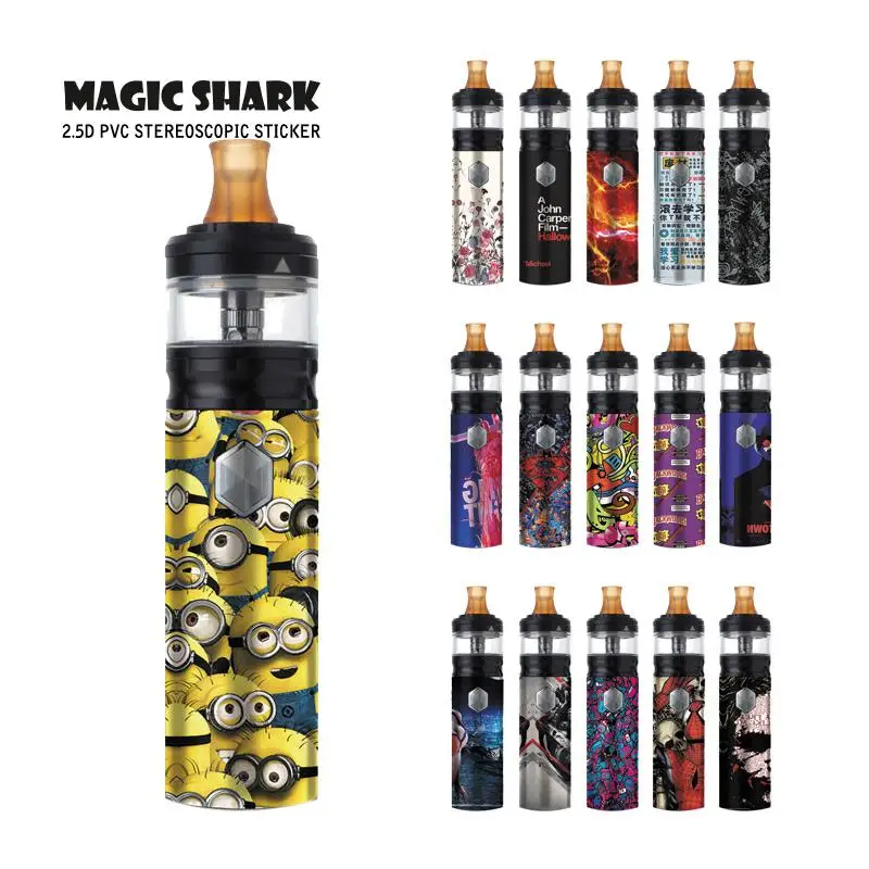 Чехол для вейпа Magic Shark Flash Joker Spider Man Superman Batman Pod футляр Geekvape Flint Kit 034-049 | Мобильные