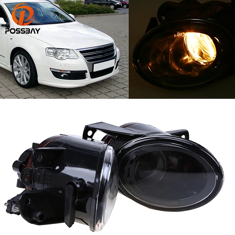 Выпукласветильник противотуманная фара POSSBAY с передними линзами для VW Passat B6
