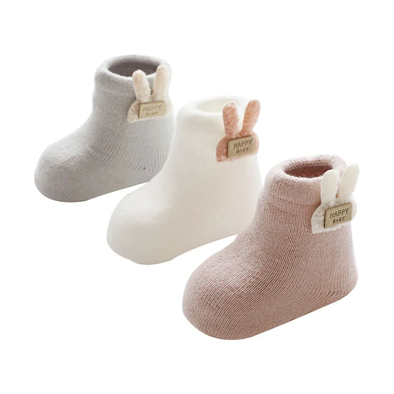 1 Pair Infant Knie Strumpf Baby-Anti-Rutsch-Socken Lange Baumwolle 