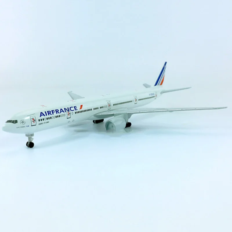 18 см имитация самолета 1:400 Боинг модели AIRFRANCE авиалинии сплав W база статический