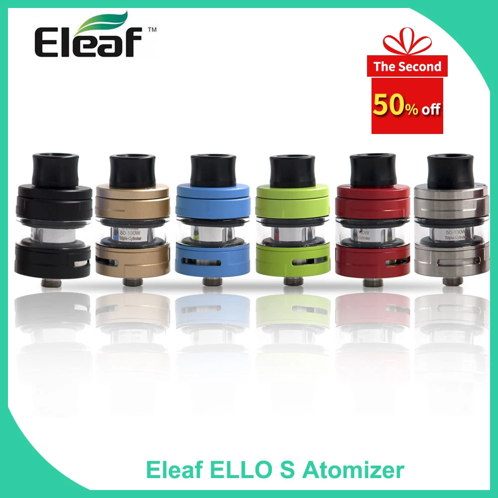 Оригинальный атомайзер Eleaf ELLO S с 2 мл электронной жидкостью 510 для использования