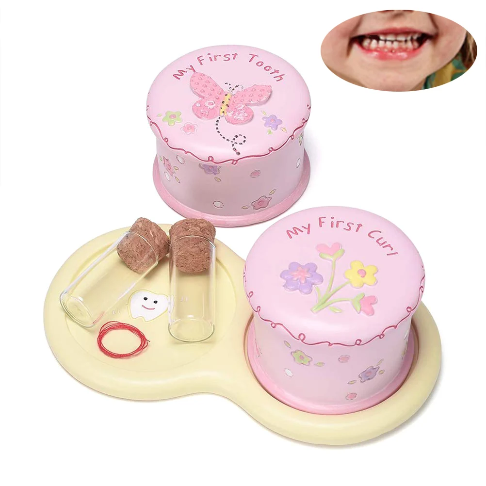 Baby Tooth Fairy Collection Memory Box, Tooth Keepsake Box For Baby Milk Teeth Hair Umbilical Cord Storage P 47956198