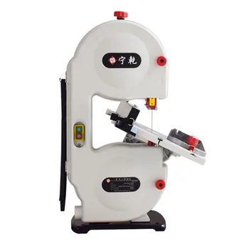 Online 350W Electrical Tools Multifunction Electric Oblique 8-inch Band Saw Household Woodworking Table Blade Curve Pull Flower Saw