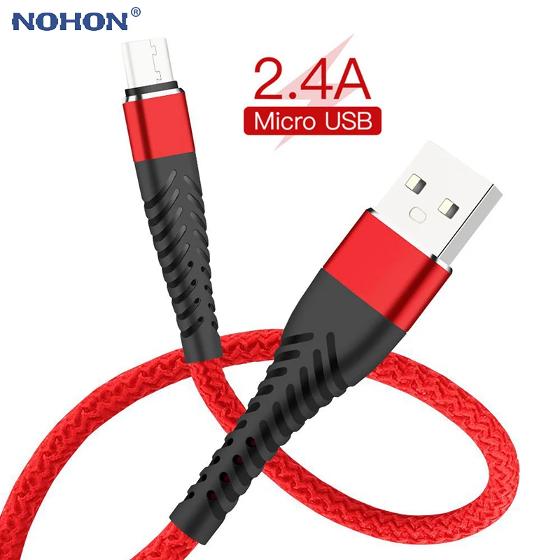 

Micro USB Cable 2.4A Nylon Fast Charge Data Cable for Samsung Xiaomi Huawei LG Android Mobile Phone Charging Cord 3m Long Wire