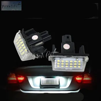 

2pcs 12V 18LED 6000k Car LED Bulb License Plate Light Parking Lamp Car External Lights for Toyota Camry Yaris License Light Lamp