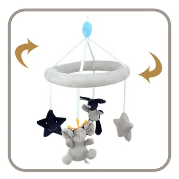 

Cute Cartoon Baby Crib Mobiles Rattles Music Educational Toys Bed Bell Carousel for Cots Infant Newborns Toys 70.5cm