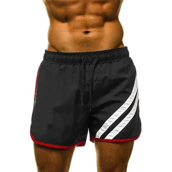 

Puimentiua Shorts Mens Short Pants Gyms Fitness Bodybuilding Workout Quick Dry Beach Shorts Male Summer Elastic Waist Sportswear