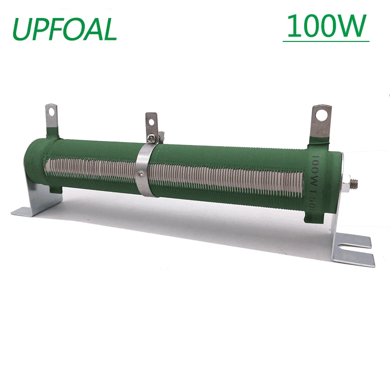 100 Вт переменный резистор потенциометр фарфоровая трубка регулируемый Реостат