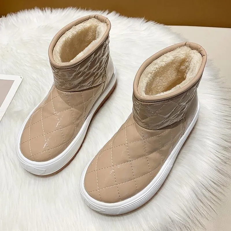 

2020 Winter Explosion Snow Boots For Women Platform Chunky Ankle Boots Women's Padded Boots Plush Shoes Woman