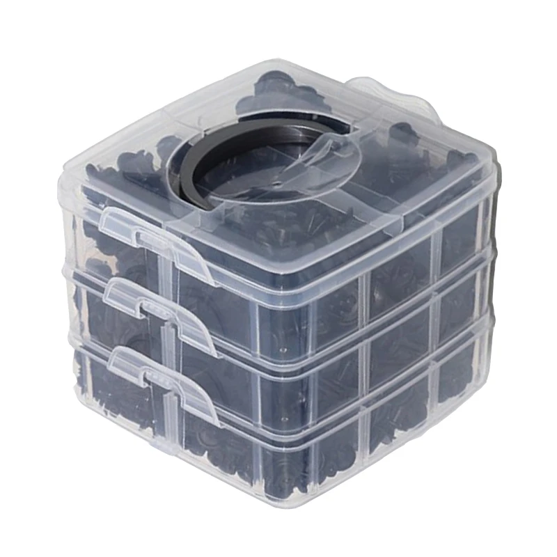 

620 Pcs Fastener Clips Mixed Car Fasteners Door Trim Panel Auto Bumper Rivet Retainer Push Engine Cover Fender with Box