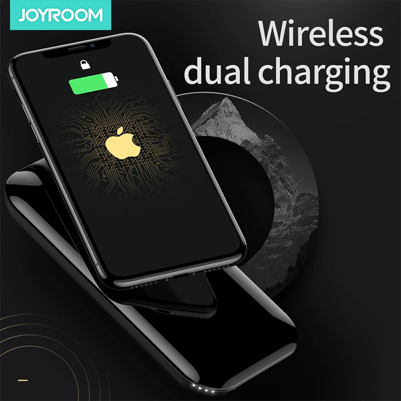  Joyroom 10000mAh Qi Wireless Charger Power Bank Battery Wireless Charging Powerbank For iPhone Sams