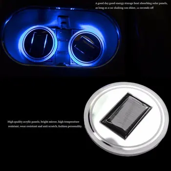 

Solar LED atmosphere lamp cup holder base 7.2CM