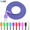 OLAF – câble Micro USB tressé en Nylon, 1m/2m/3m, pour recharge et synchronisation de données, compatible avec Samsung HTC LG huawei xiaomi Android ► Photo 1/6