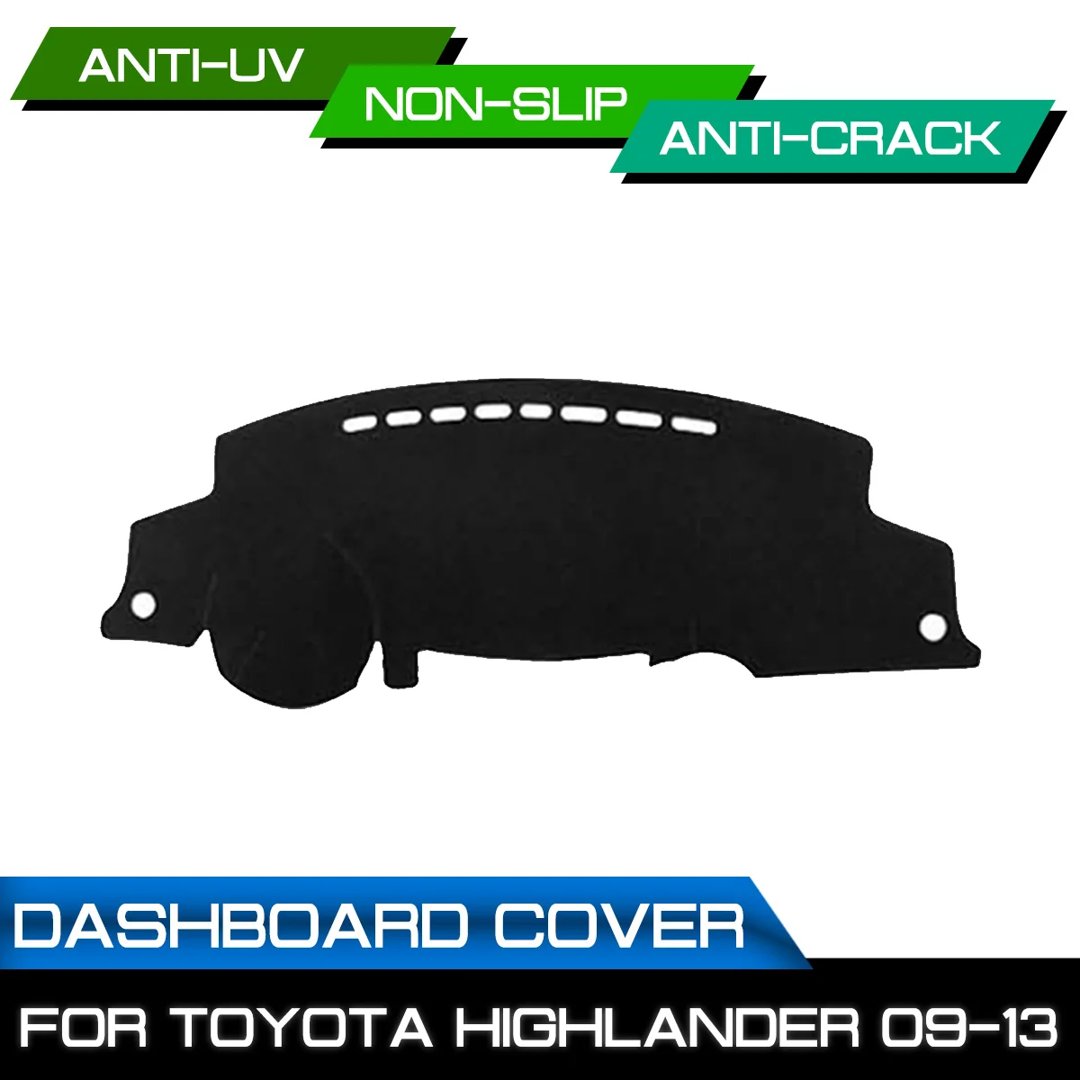 Car Dashboard Mat Anti dirty Non slip for Toyota Highlander 2009 2010