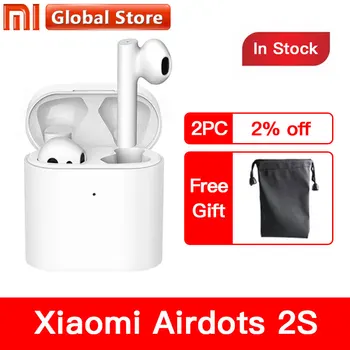 

Oringinal Xiaomi Airdots Pro 2s Wireless Earphone TWS Mi True Earbuds 2s LHDC wireless charging Dual MIC ENC With Mic Handsfree