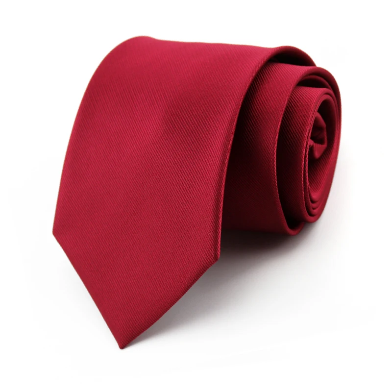 

High Quality 2019 New Designers Brands Fashion Business Casual 9cm Slim Ties for Men Necktie Solid Color Wedding with Gift Box