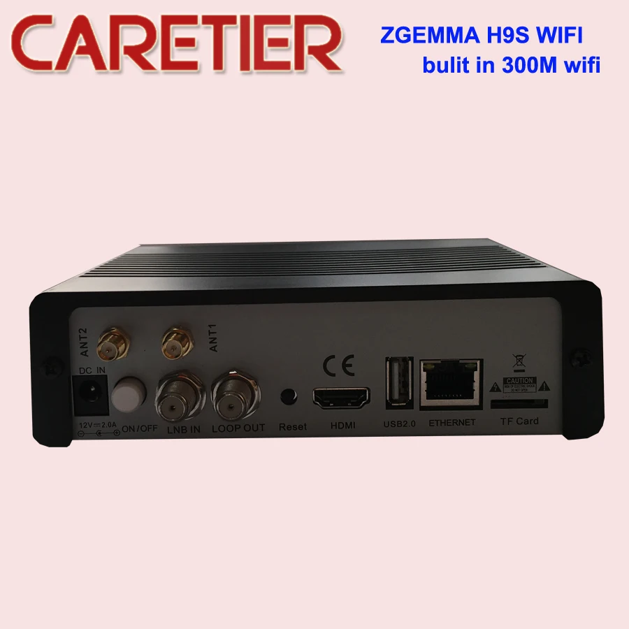 2 шт./лот Linux OS Enigma2 четырехъядерный процессор H9S с WIFI 4K UHD спутниковый ресивер DVB S2X