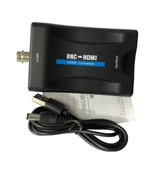 

BNC to HDMI Converter Monitoring Convert to 1080P HD Display Audio Video Converter Adapter for PS3 hd Player Camera DVD NTSC PAL