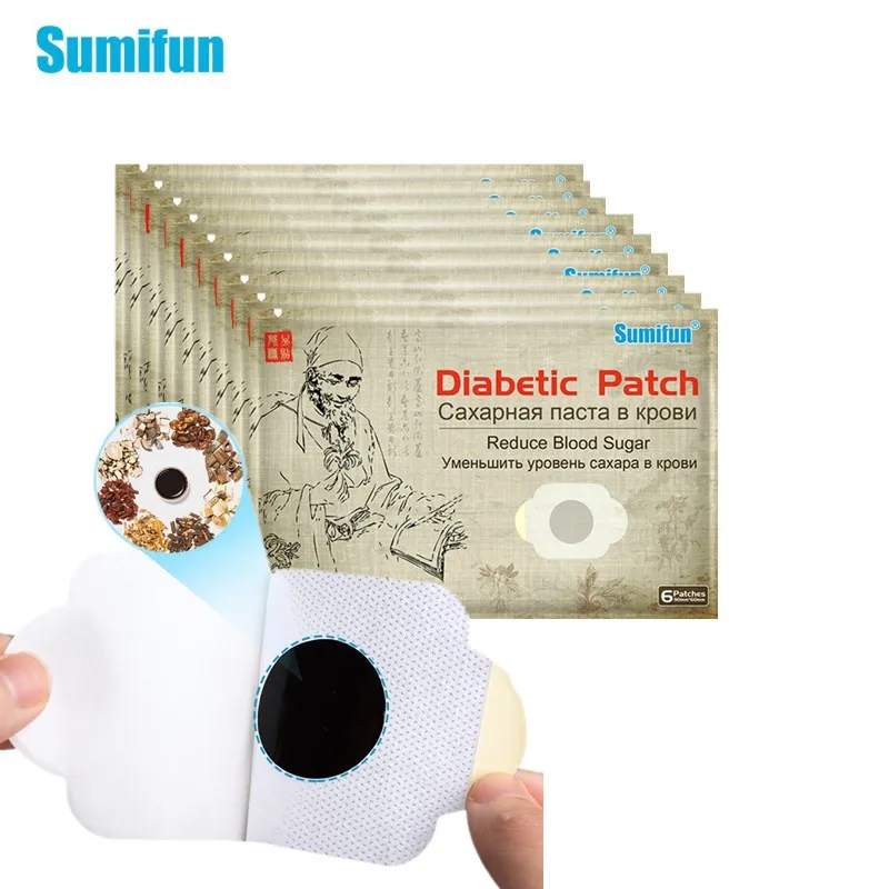 6/18/36pcs New Herbal Diabetes Patch Sticker Stabilizes Blood Sugar Balance Glucose Content Natural Medical Plasters Health Care | Красота и