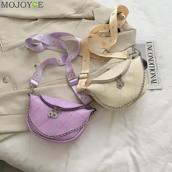 

Classic Texture Daisy Flower Fanny Waist Bag Women Creative Design Chic PU Zipper Chest Pouch Chain Shoulder Purse