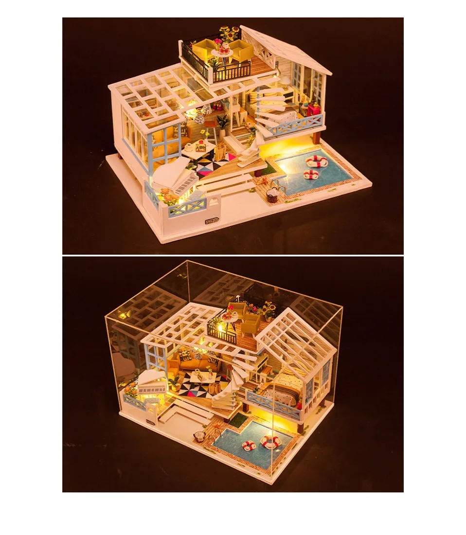 Crete Holiday DIY 3D Miniature Villa Dollhouse