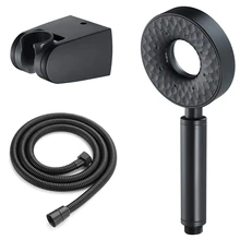 Handheld Shower Head Set ABS Water Saving 3 Functions Hand Shower Head With 1.5M Stainless Steel Hose And ABS Holder
