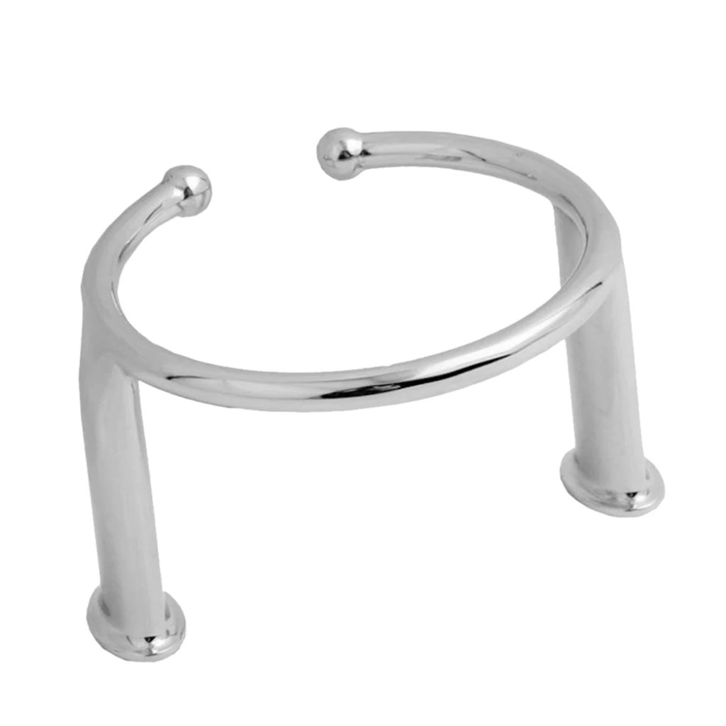 Boat 316 Stainless Steel Open Ring Cup Drink Holder Polished Marine Yacht RV