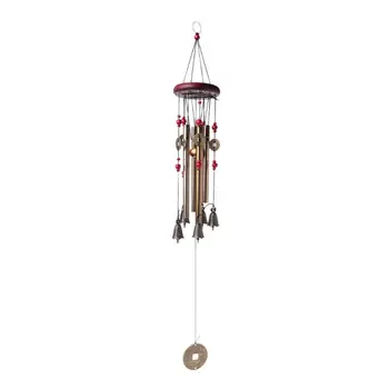 

Amazing 4 Tubes 5 Bells Bronze Yard Garden Outdoor Living Decor Wind Chimes Gift 50PB