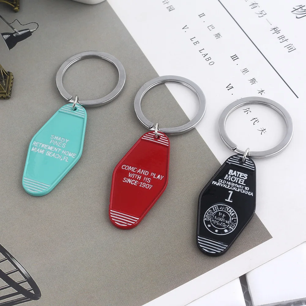 Tv Show Twin Peaks Key Chain Metal Green Enamel The Great