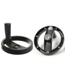 12 мм x 100 мм(95 мм) " Изменение скорости Вращающаяся ручка Shaper сложенный ручной колесо черный для мельницы, токарные станки, шлифовальные станки и т. Д