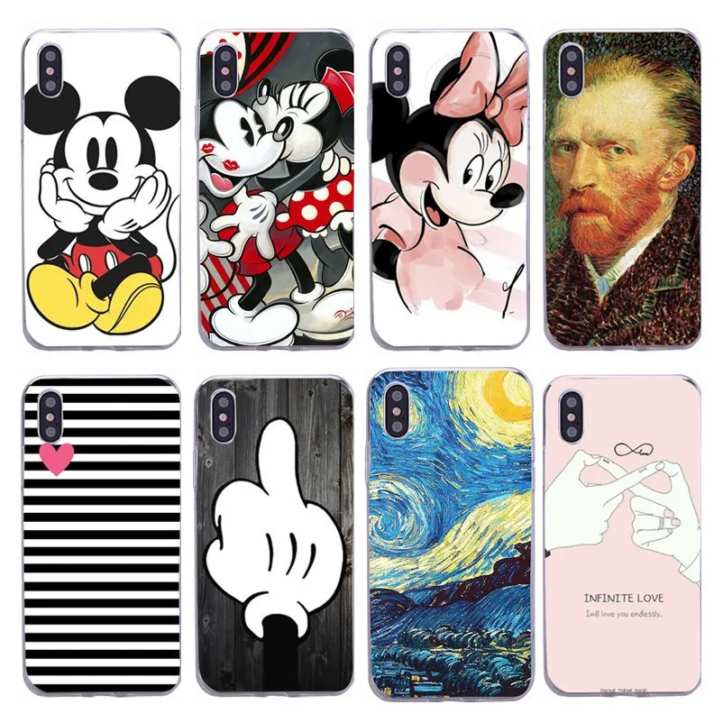 Для Funda iPhone 5S чехол 6 7 8 plus милый кот собака мягкий силиконовый TPU для крышки X Новое