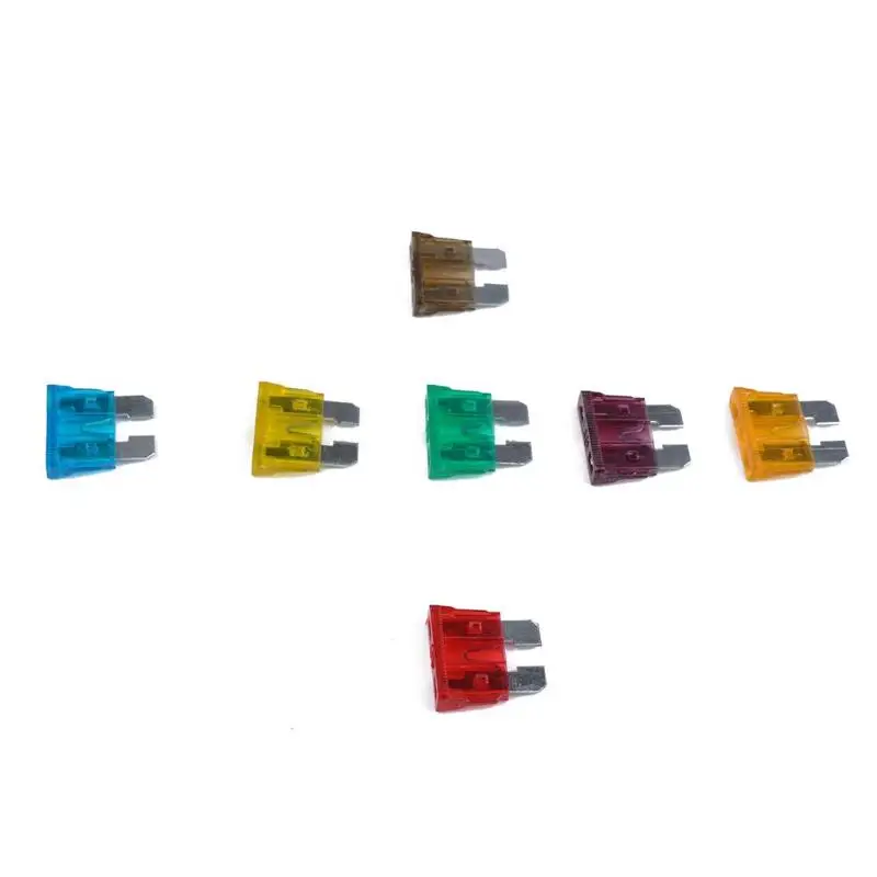 120pcs Car Standard Blade Fuses 5A 7.5A 10A 15A 20A 30A 40A Amp with Box