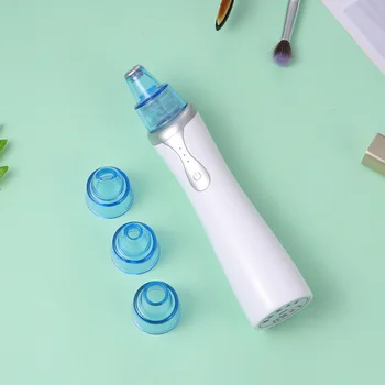 

Electric Blackhead Suction Facial Cleaner Women Girls Face Skin Cleaning Tool (Build-in Battery, Black and White)