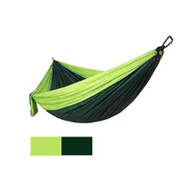 1 pc Parachute Hammocks Portable Hammock Double 2 Person Sleeping Camping Travelling Leisure Products Many Colors are Optional