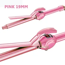 Curling Iron LCD Display Professional Hair Curler Rotation Curl Wand Stick Roller Magic Ceramic Hairdressing Styling Tool