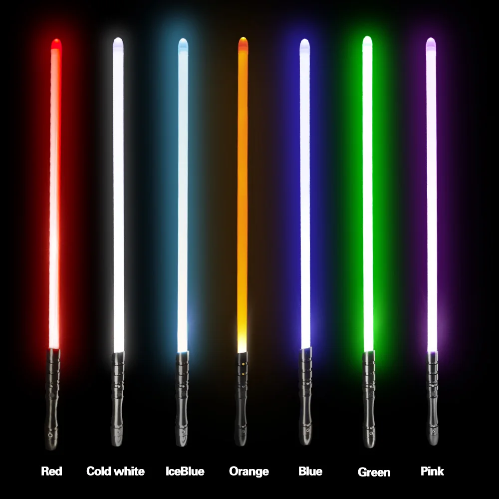 YDD Jedi Sith LED Light Saber Force FX Lightsaber with Loud Sound and High Light, Metal Hilt, Rechargeable Lightsaber