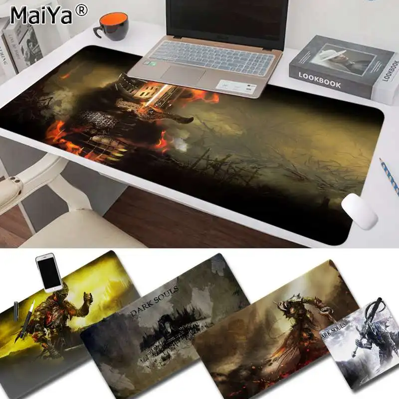 Maiya Custom Skin Dark Souls Customized laptop Gaming mouse pad Free Shipping Large Mouse Pad Keyboards Mat